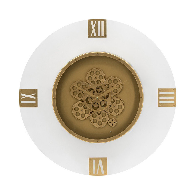Horloge murale 23,5 "avec chiffres romains pour décoration intérieure moderne