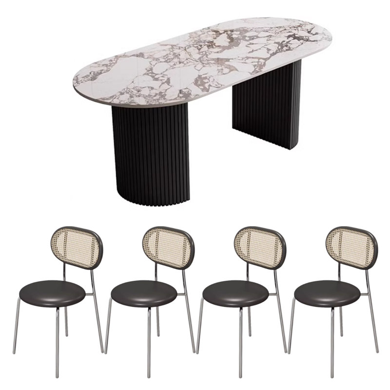 Table de salle à manger Modern, H 29,52 po x L 62,99 po x l 31,49 po