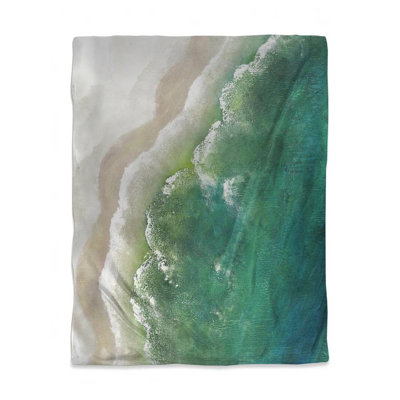 Turquoise Sea Coastal Duvet Cover - Marine Bedroom Decor