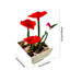 Fontaine de bureau rouge lotus