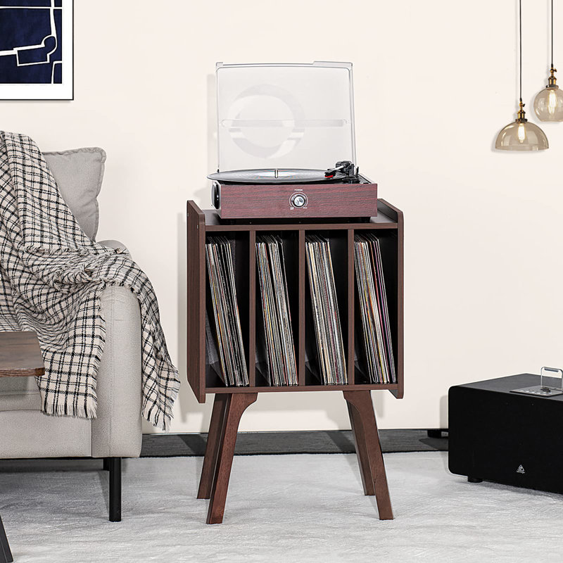 Support pour tourne-disque, Noyer