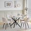 43.5cm H Upholstered Metal Parsons Chair-787382569