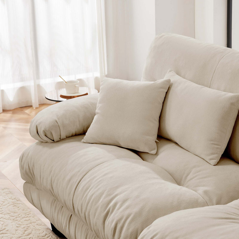 Canapé modulaire Luxury Luxury, Chenille - café clair