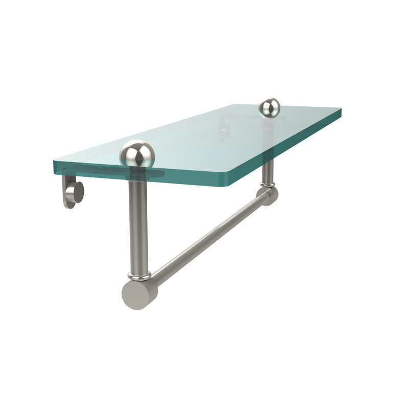 Tablette murale Gober, 16 po, Nickel poli