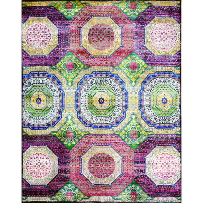Geometric Area Rug, Rectangle 8' x 10'