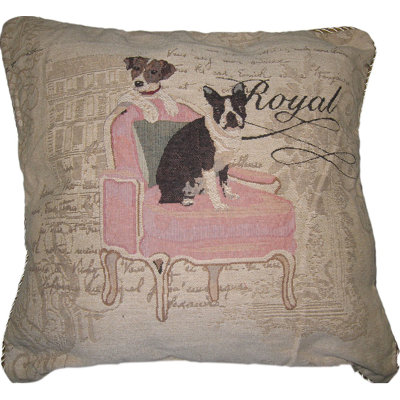 Dog Throw Pillow Cover