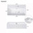 21.6" White Bathroom Vanity