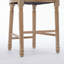 Ensemble de 2 tabourets de bar en bois massif avec tabourets en bois