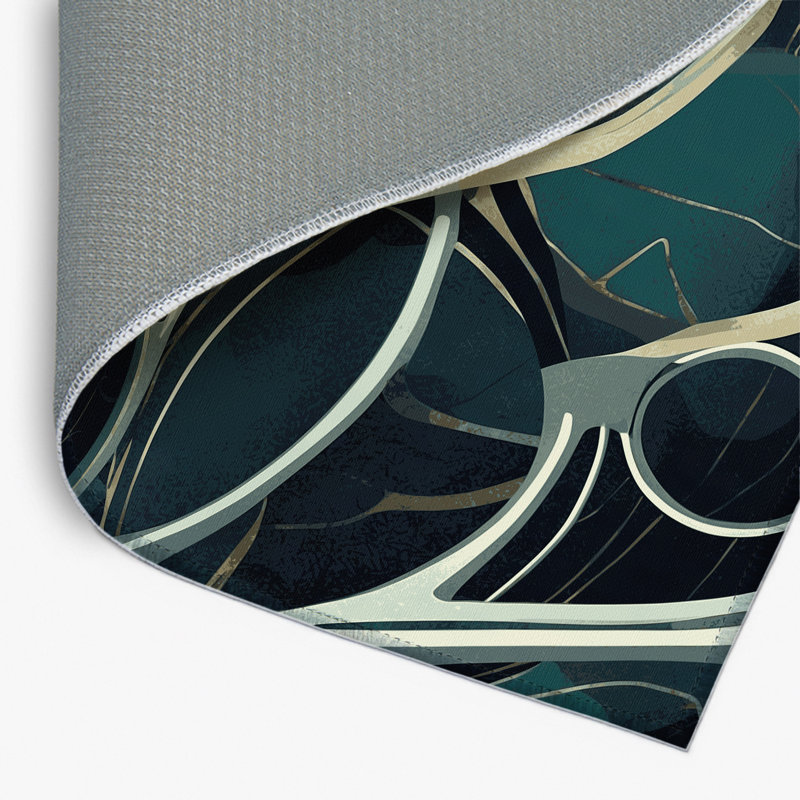 Celestial Flux Indoor And Outdoor Area Rug, Rectangle 5' x 7'