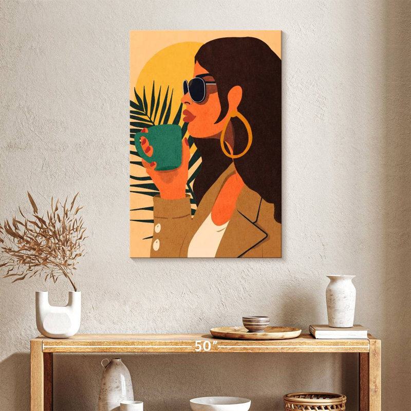 Boho Latina Coffee, H 36 po x l 24 po