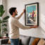 Mediterranean Shadows Coastal - Framed Print-1589480504-1589480507