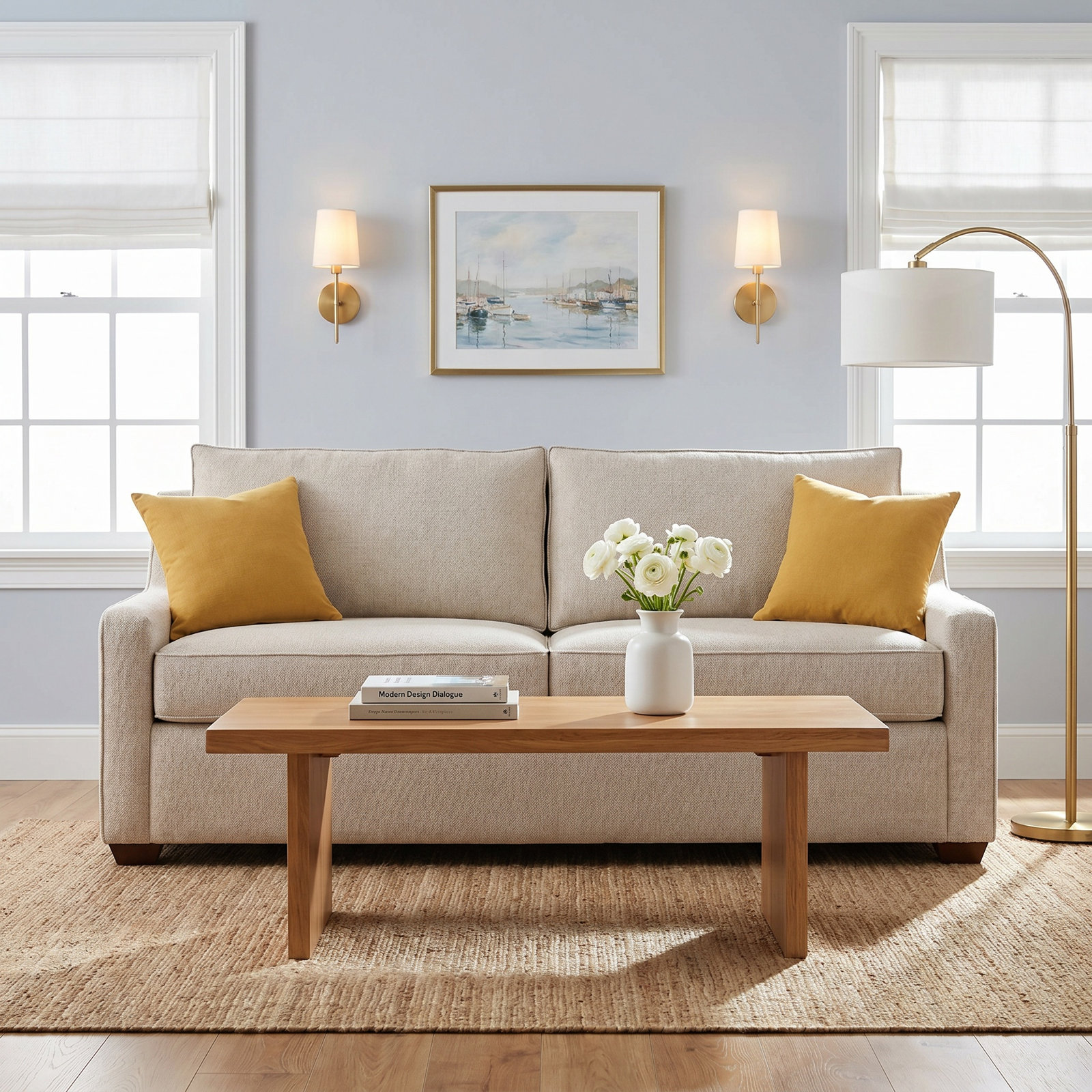 Gemi 72'' Upholstered Sleeper Sofa, Bella Ink Blue Performance Velvet