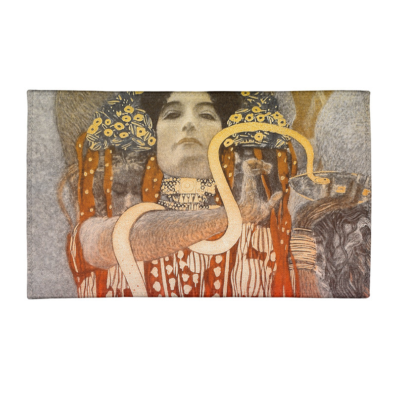 Tapis orange/gris hygeia, Rectangle 2 pi x 3 pi