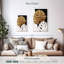 Harnek Monstera Leafs doré-108502628