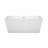 Sara 59'' x 32'' Soaking Acrylic Bathtub-40171065