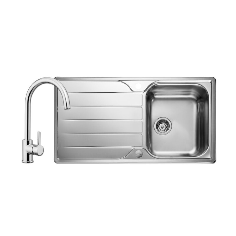 Albion 950 x 508mm single bowl pack - TSWSL1CM/