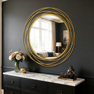Metal Round Mirror