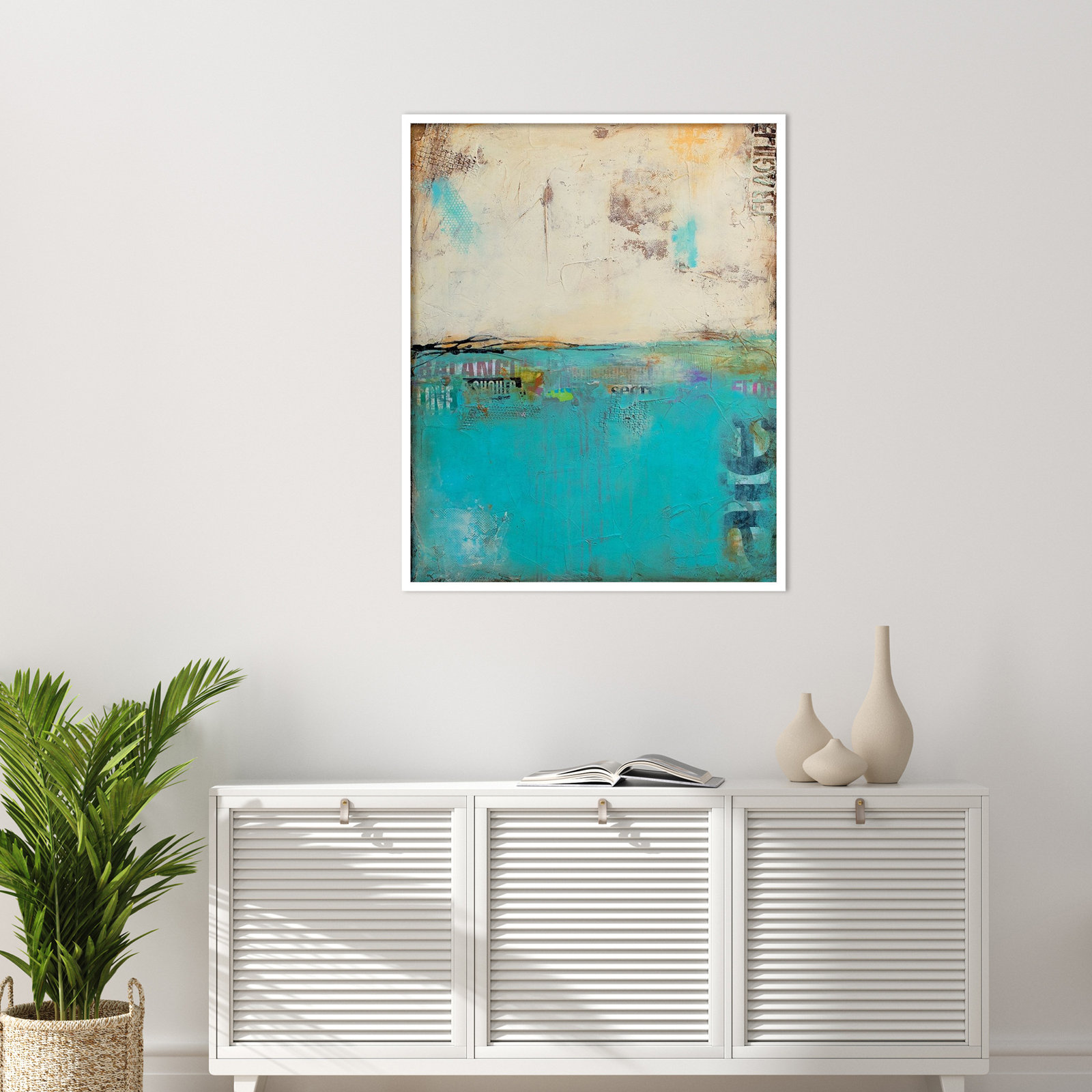 Urban Edge Print by Erin Ashley, 41" H x 33" W, White