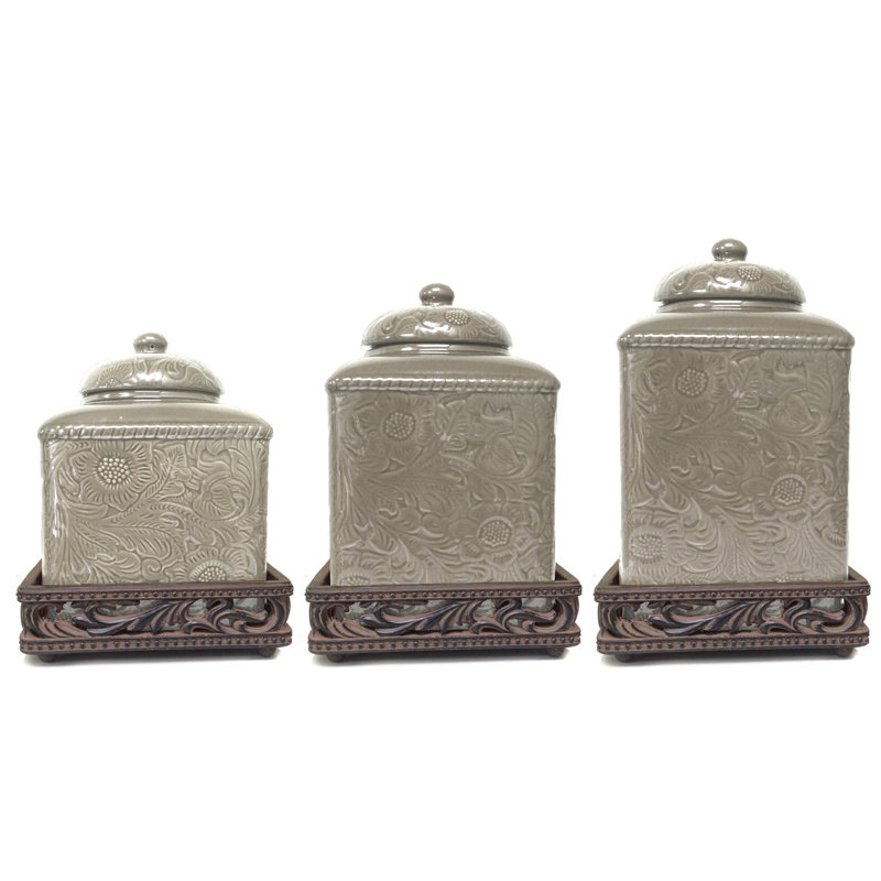 Ensemble de 6 pots Savannah, Taupe
