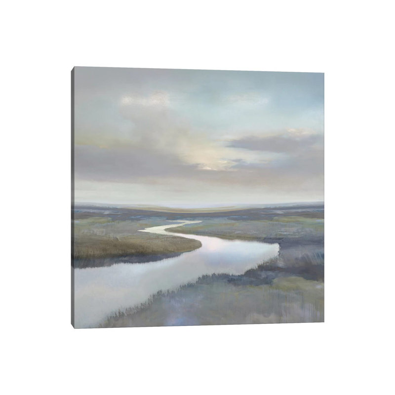 Riverbend III by Christy McKee - Wrapped Canvas Gallery-Wrapped Canvas Giclée, 30.48 cm H x 30.48 cm W