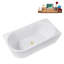 Baignoire autoportante de 63 po avec drain interne Streamline-101413074