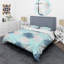 Ensemble de housse de couette rétro-century floral ii mid-century-138869097