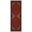 Tapis rouge en coton imprimé chenille Guria-865524410