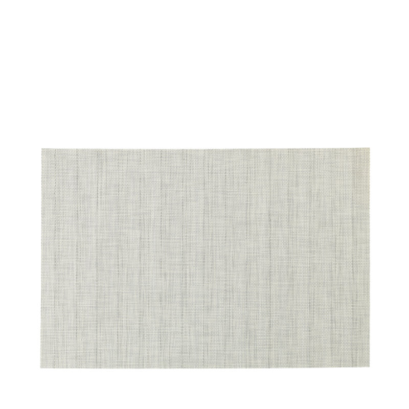 Fera 18" Placemat, Microchip/White