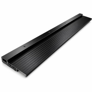 Seuil de porte d'entrée en aluminium robuste, seuil de porte durable pour usage résidentiel, bronze, 5-9 / 16 po