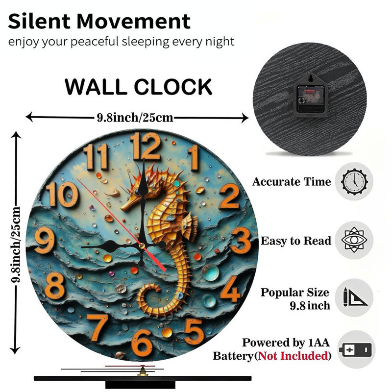 Horloge forêt de chèvre
