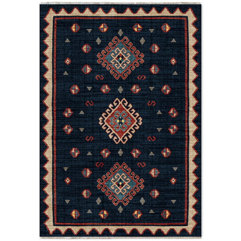 Tapis Zyir avec envers antidérapant, Rectangle 6 pi 7 po x 11 pi 6 po