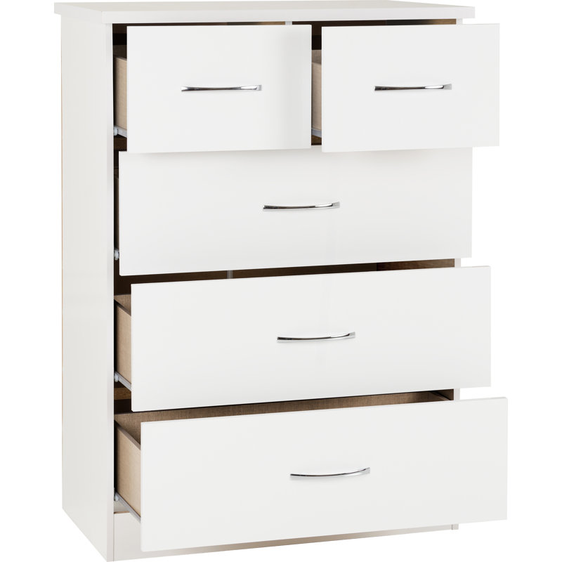 Cascio 4 Piece Bedroom Set, White