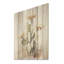 Minimalisme beige et vert Cactus I - Cactus en bois sur bois de pin naturel-200350035