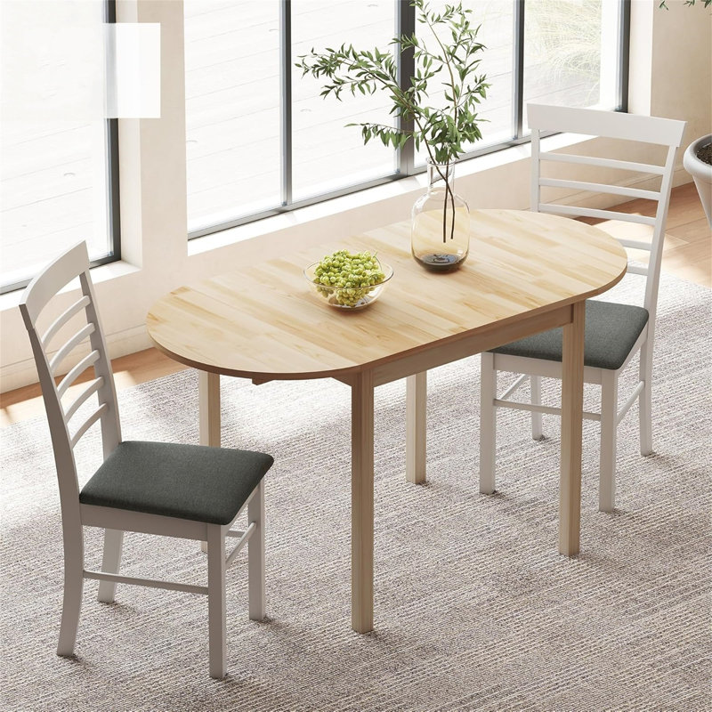DFW Solid Wood Folding Dining Table(Only Including Coffee Table)
