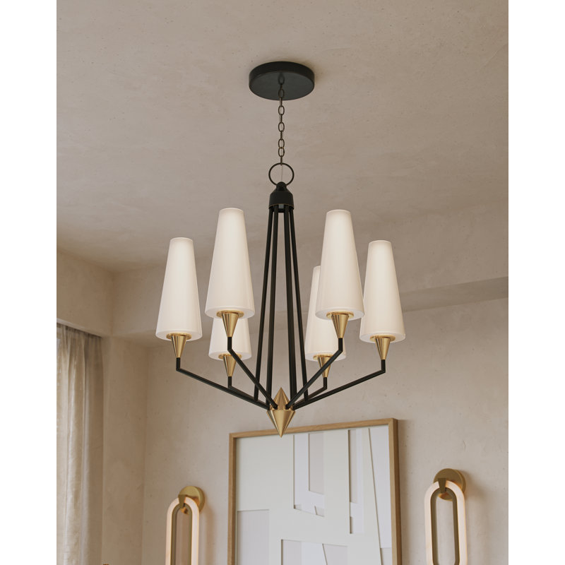 Hennin 6 - Light LED Chandelier
