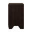 Table de chevet avec 2 tiroirs, foncé