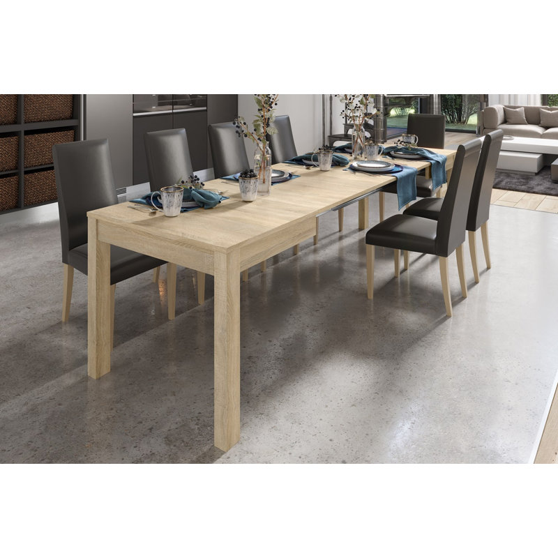 Nahomy Rectangular 130-280cm L x 85cm W, Sonoma Oak