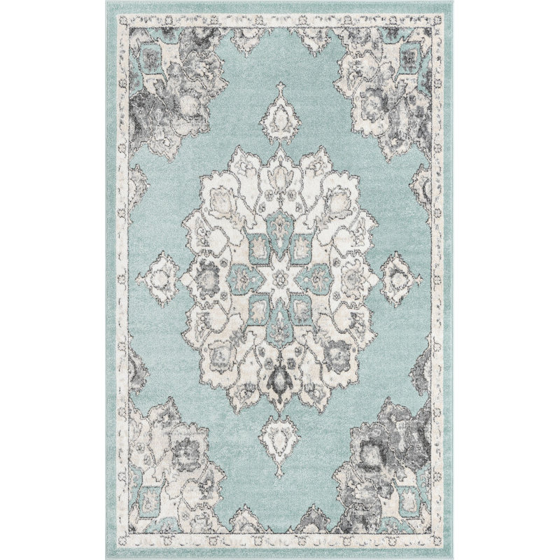 Troayurgh Oriental Indoor Rug, Rectangle 5' x 8'
