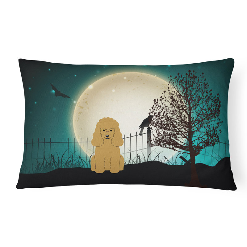 Coussin lombaire intérieur / extérieur Halloween, Brun clair
