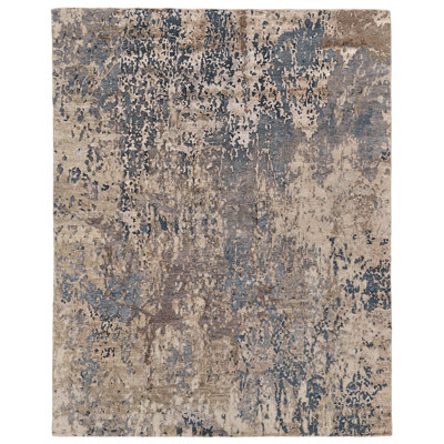 Tarlisha Modern Abstract Tan Area Rug