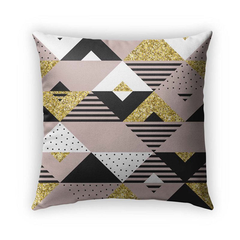 Housse de coussin d'extérieur carré tendance, 26 po x 26 po