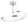 1-Light LED Semi Flush Mount