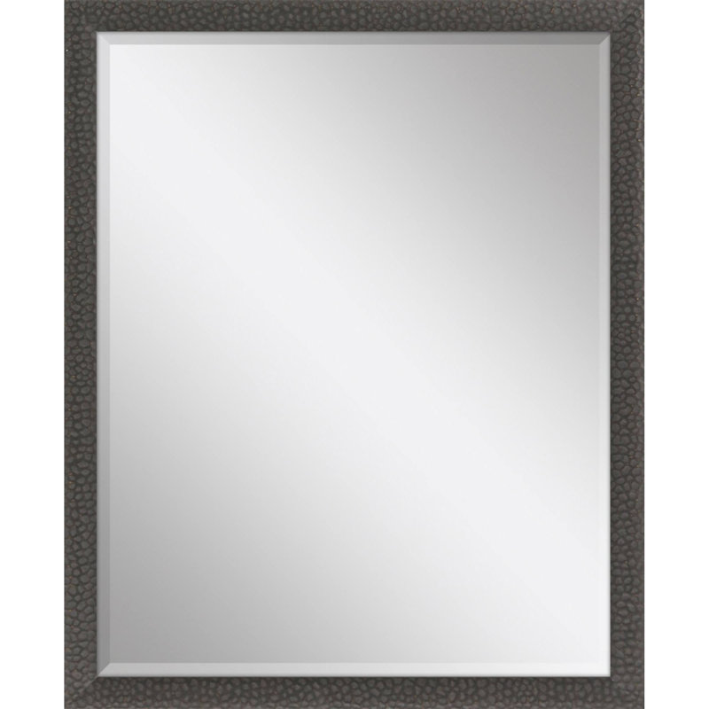 Miroir mural biseauté en bois sahwn, 43 po x 33 po