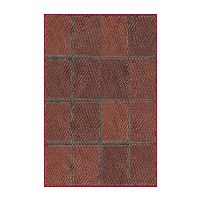 Tapis vert / bleu à motifs Cotillard, Rectangle 5 pi x 7 pi