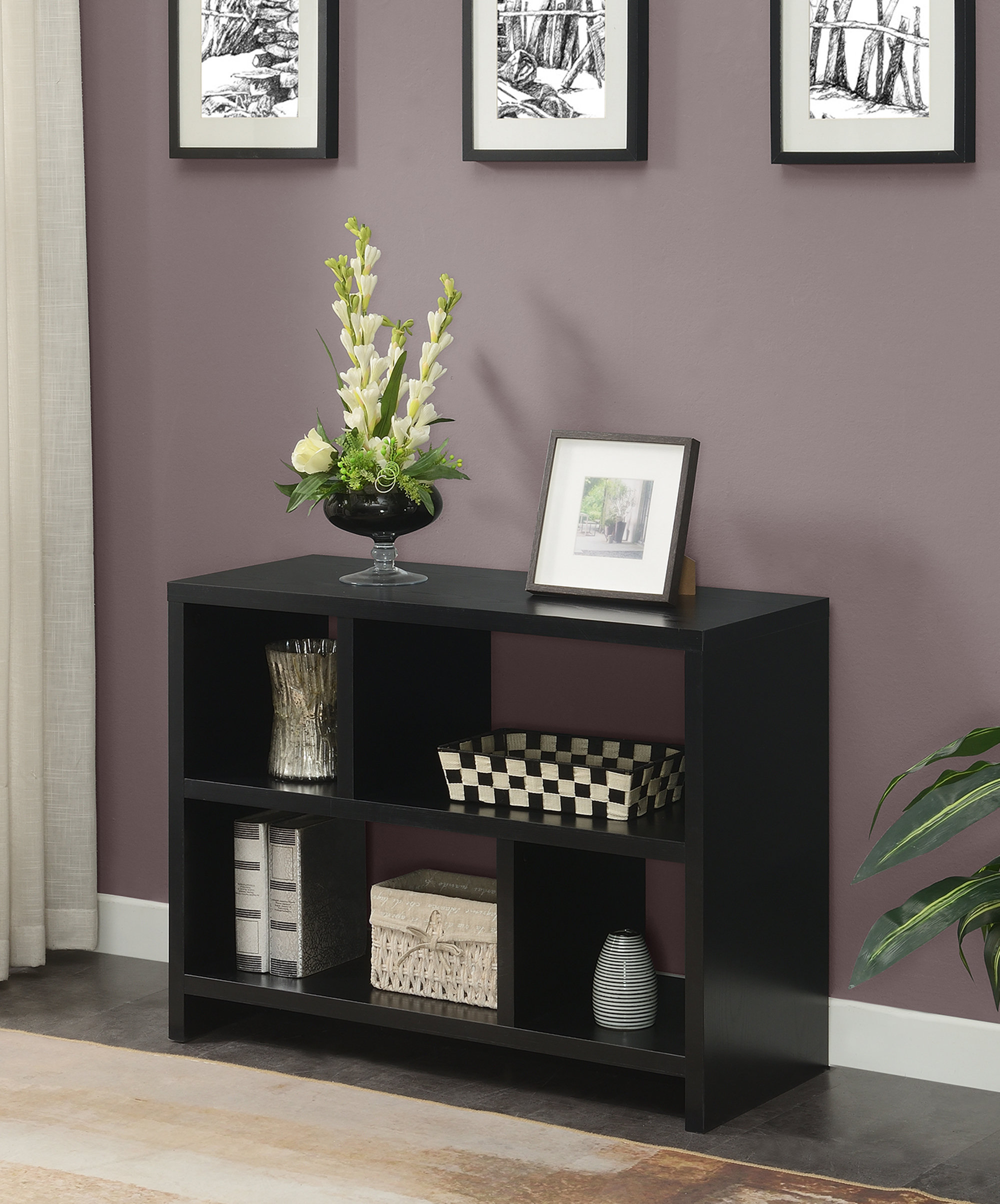 Nemcova 37.99" Console Table with Shelves | Stylish Storage