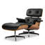 Méridienne rembourrée en cuir de polyuréthane de style Mid-Century avec repose-pieds, structure en bois massif, base en alliage d'aluminium robuste pour le bureau à domicile et le salon-1025875392-1025875401