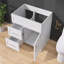 Armoire de salle de bain autoportante sans base de meuble-lavabo blanche l 30 po x P 21,5 po x H 33,5 po-118136076