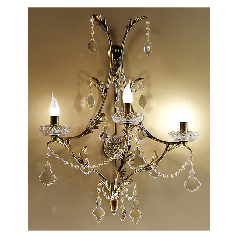3-Light Candle Wall Light