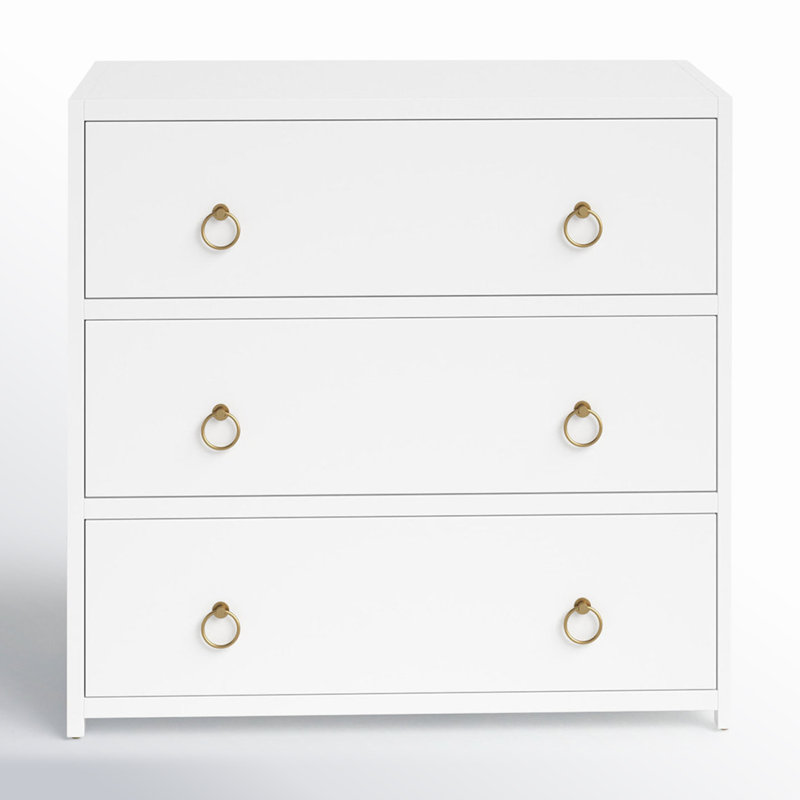 Elin 3 - Drawer Dresser, White