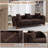 87" Upholstered Sherpa Boucle Sofa with Solid Wood Legs-1656878132